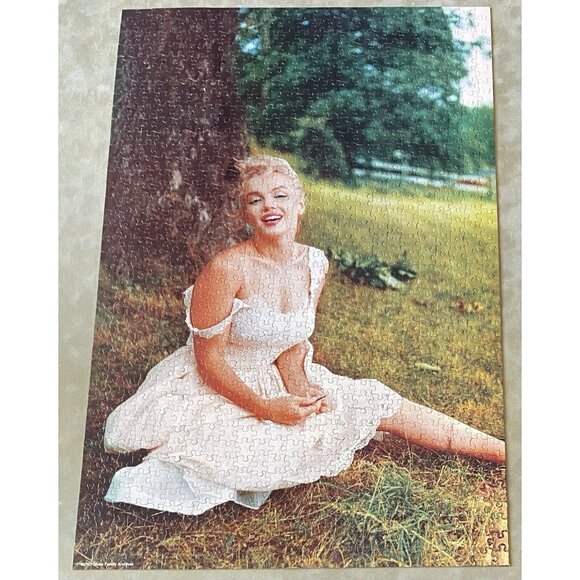 Lot 3 JIGSAW PUZZLES 1000pc Cobble Hill Sure-Lox Buffalo Marilyn Monroe COMPLETE - Picture 5 of 6